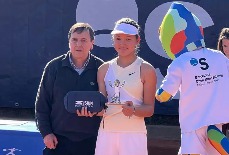 Қазақстандық 14 жасар теннисші Барселонадағы жарыстың жеңімпазы атанды