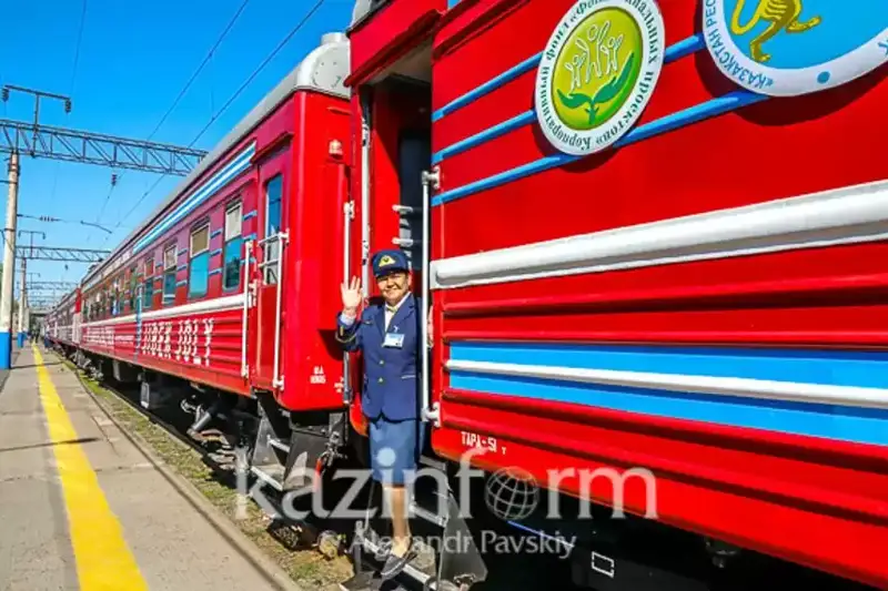 Медицинский поезд «Саламатты Казакстан» прибудет на станцию Бесколь в Жетысуской области