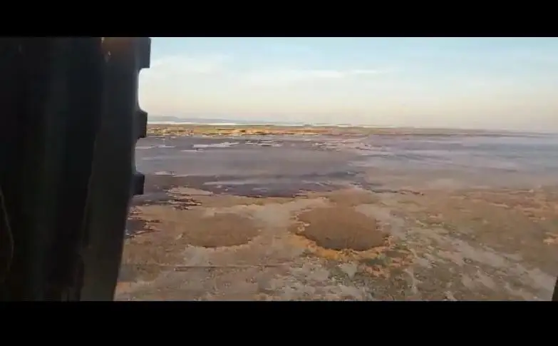 Потушен пожар на побережье Каспия в Атырауской области