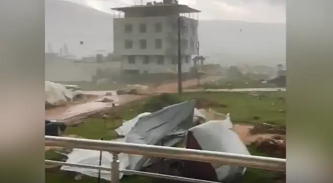 Зилзила қурбони бўлган Қаҳраманмараш энди довул тагида қолди