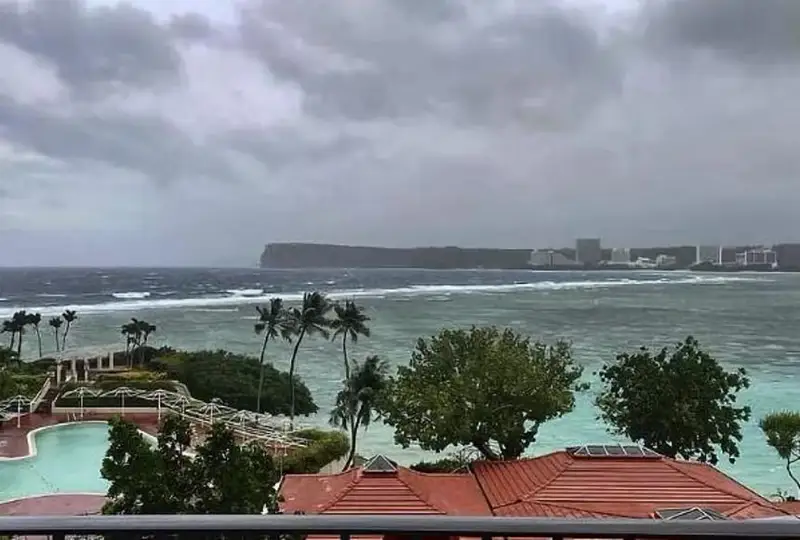 گۋامعا «ماۆار» تايفۋنى تاياپ كەلەدى