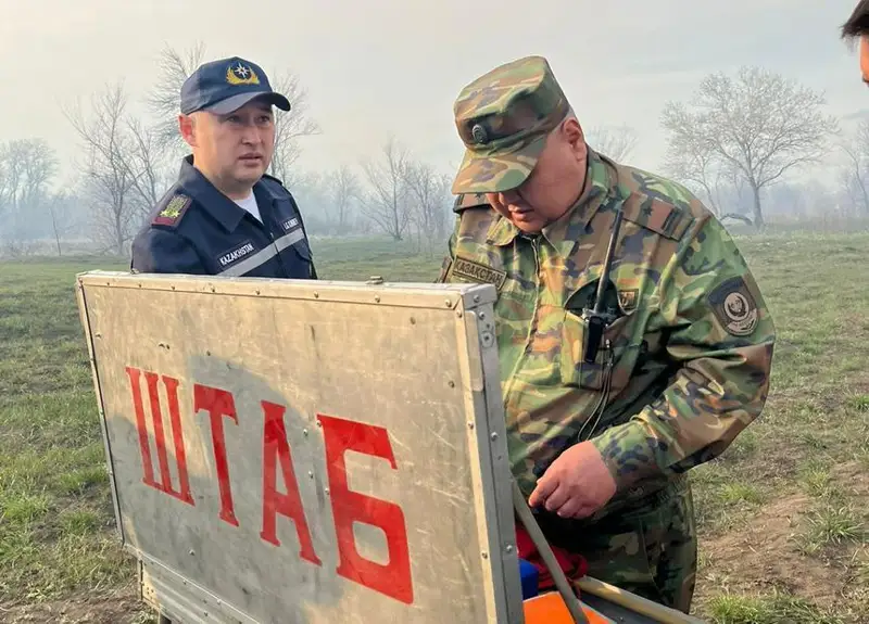 Oral qalasynda orman aýmaǵyndaǵy órt sóndirildi