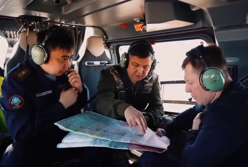 Аэровизуальное обследование паводкоопасных мест провели в Абайской области