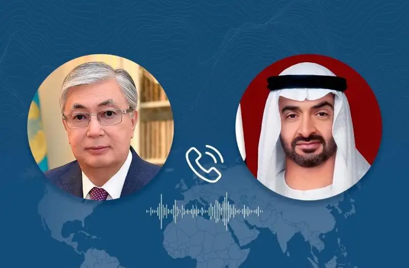 مەملەكەت باسشىسى بىرىككەن اراب امىرلىكتەرىنىڭ پرەزيدەنتىمەن تەلەفون ارقىلى سويلەستى