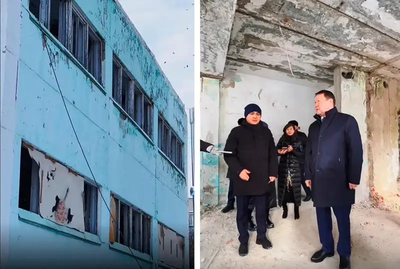 Здание бывшего бизнес-колледжа в Костанае реконструируют под Центр для детей с аутизмом