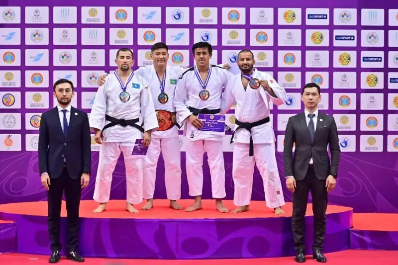 Казахстанские парадзюдоисты заняли второе место в общекомандном зачете чемпионата Азии