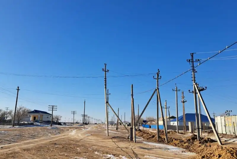 Модернизация электрических сетей идет в селах Атырауской области