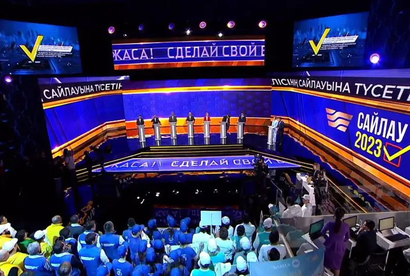 Выборы в Мажилис: стартовали теледебаты между представителями политических партий