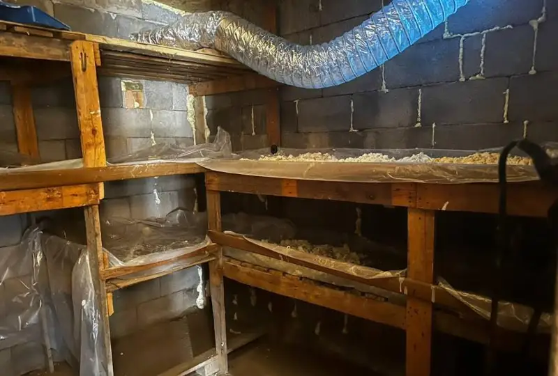 Нарколабораторию соорудили из трех контейнеров в пригороде Алматы