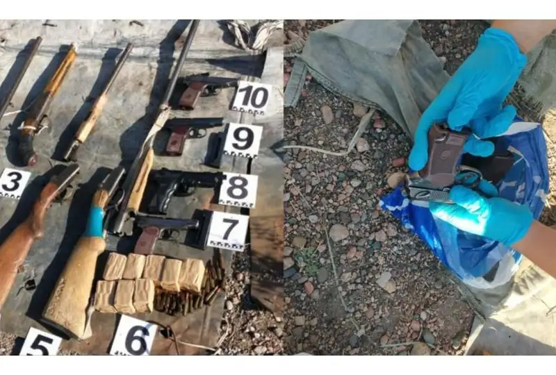 Крупный схрон боеприпасов и оружия обнаружен в Жамбылской области