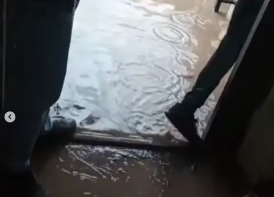 تالدىقورعاندا كوپقاباتتى جاڭا ءۇيدى جاۋىن سۋى الىپ كەتتى - ۆيدەو