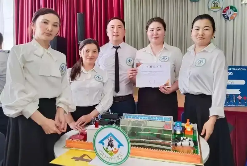 Абай вилояти ўқитувчилари қишлоқ хўжалиги чиқиндиларини энергияга айлантирмоқчи