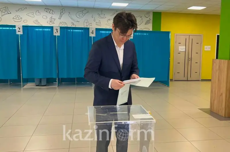 Азаматхан Амиртаев отдал свой голос на выборах