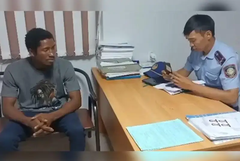 Незаконные мигранты из Африки трудились на стройке в городе Конаев