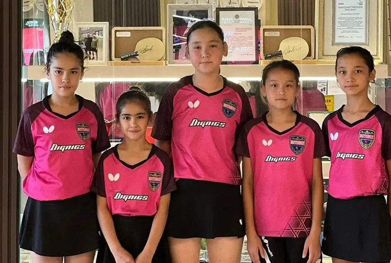 Определились первые призеры юношеского чемпионата Казахстана по настольному теннису