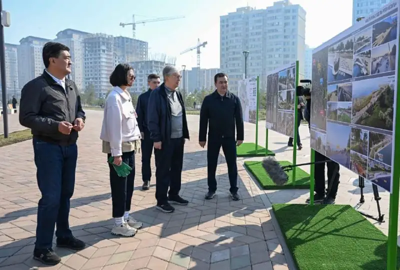 总统关注首都环境改善工作，阿斯塔纳市规划种植一百万株绿植