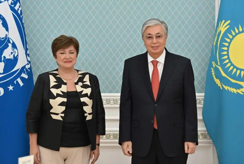 总统会见国际货币基金组织总裁