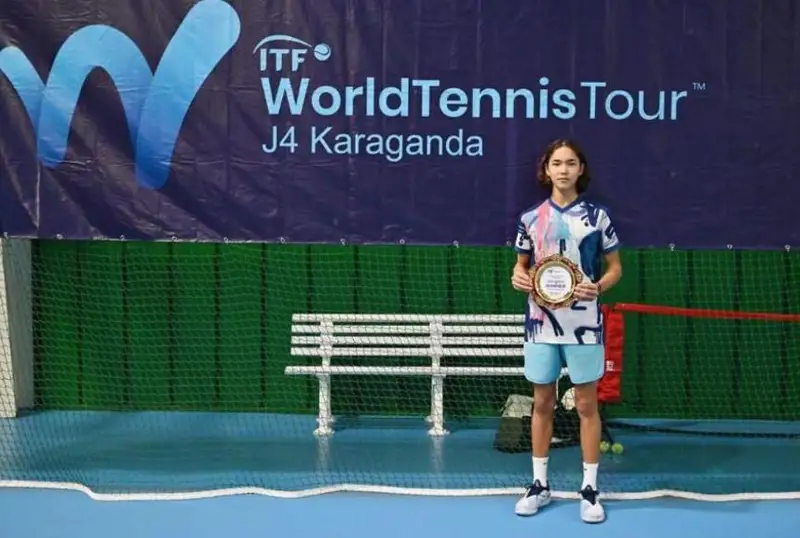 15 жасар қазақстандық теннисші алғаш рет ITF Juniors турнирінің чемпионы атанды