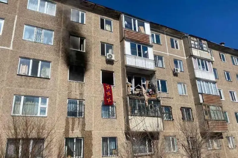 Temirtaýda gaz ballony jarylyp, 5 bala aýrýhanaǵa tústi