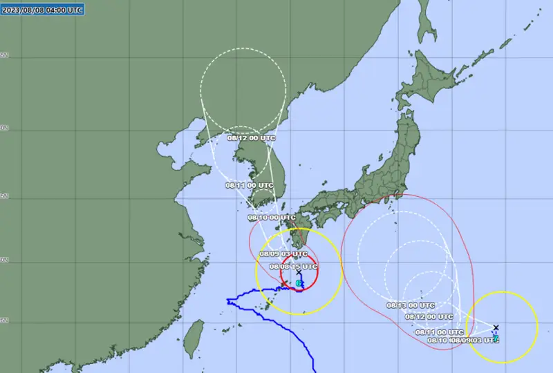 جاپونياعا ءبىر اپتانىڭ ىشىندە ەكىنشى تايفۋن جاقىنداپ كەلەدى
