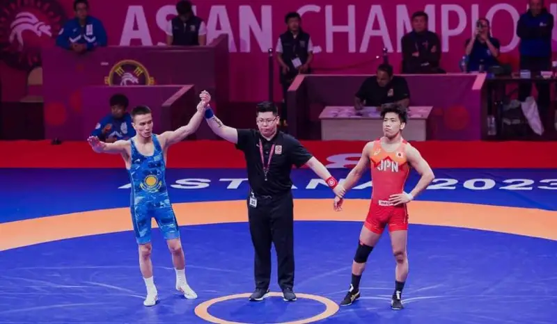 Еркін күрестен Азия чемпиондары жеңістері жөнінде пікір білдірді
