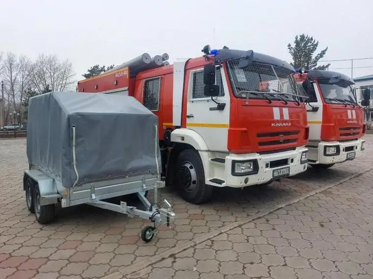 Современной техникой пополнился арсенал пожарных Каркаралинского гарнизона