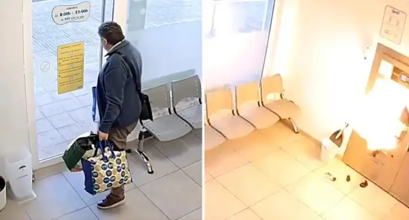 Испанияда портлашдан бир неча сония олдин кир ювиш хонасидан чиққан одам мўъжизавий тарзда тирик қолди