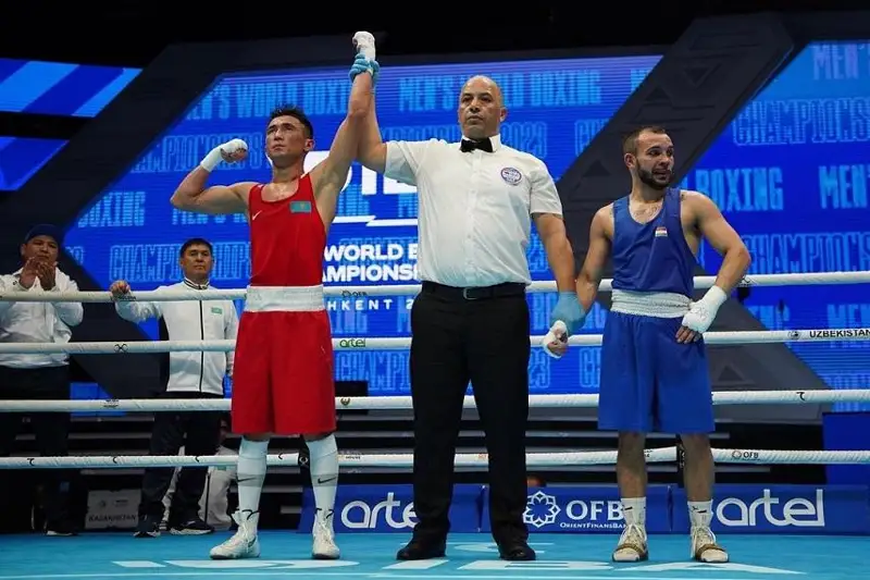 Махмуд Сабырхан с победы стартовал на ЧМ по боксу в Ташкенте