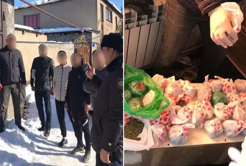 Свыше 30 свертков с марихуаной изъяли у жителя Туркестанской области