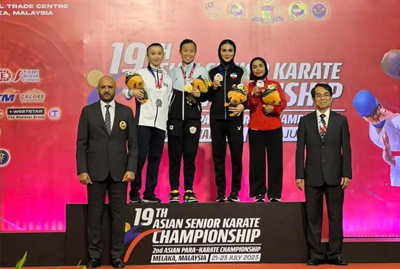 Сборная Казахстана заняла первое общекомандное место на чемпионате Азии по каратэ