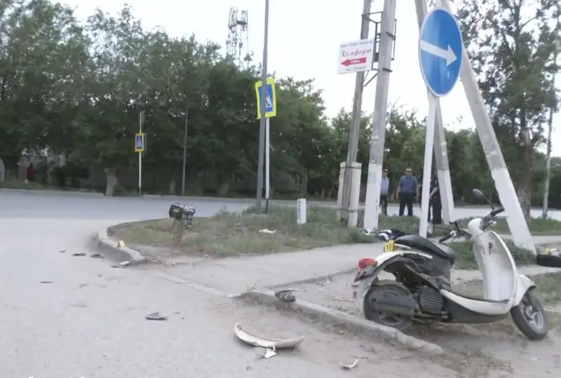 Подросток на скутере погиб в ДТП в Актобе