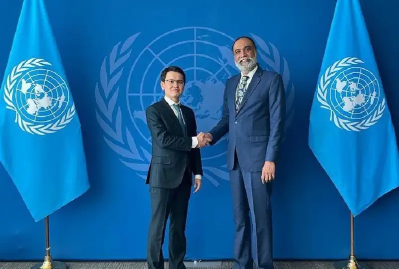 Багдат Мусин встретился с посланником генсека ООН по вопросам технологий