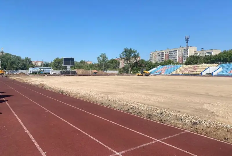 Шимолий Қозоғистон вилоятида “Қарасай” стадиони УЕФА стандартлари бўйича таъмирланмоқда