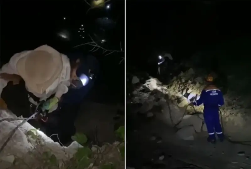 Спасатели вывели из Аксайского ущелья заблудившуюся семью