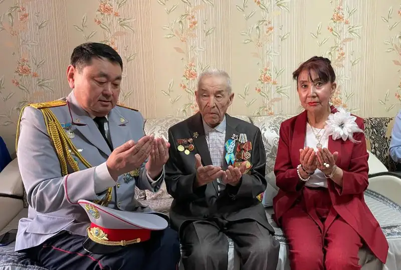 Ветеранов войны поздравили в Костанае
