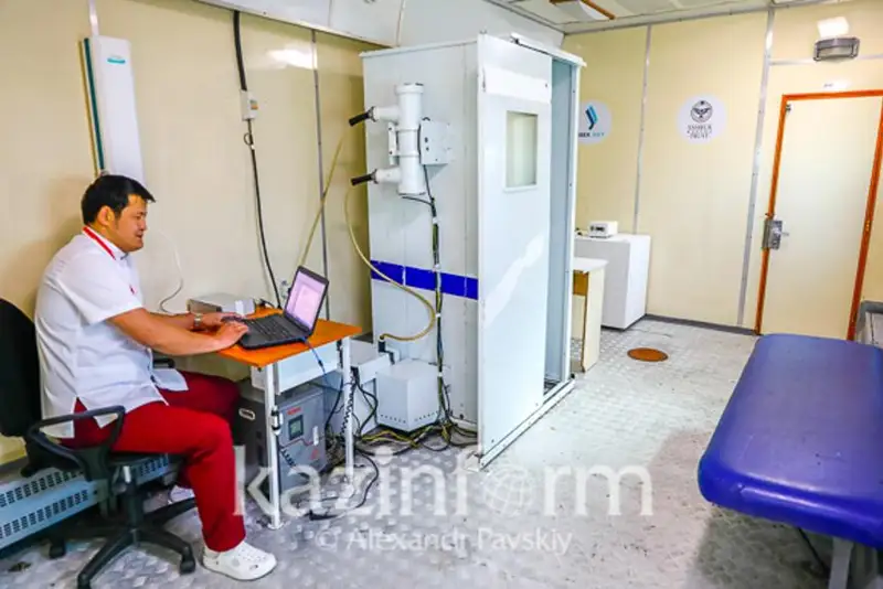 Медицинский поезд «Саламатты Қазақстан» прибудет на станцию Устюрт Мангыстауской области