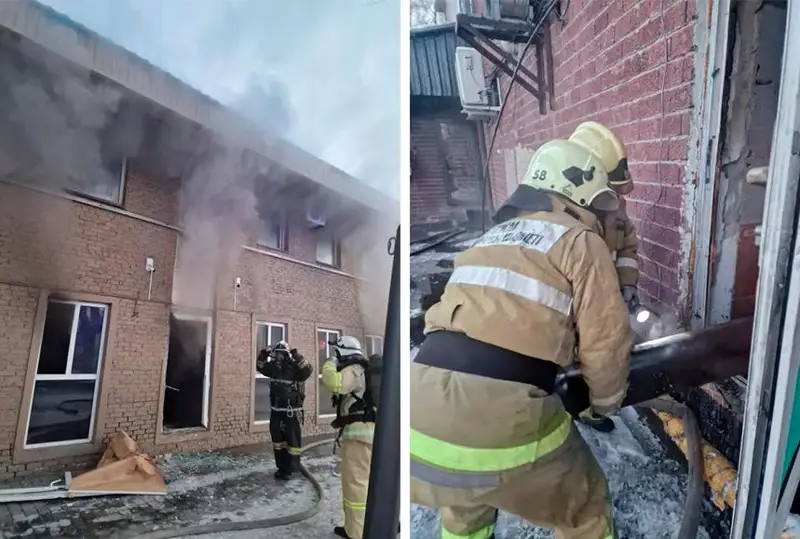 Взрыв баллонов предотвратили пожарные в Талдыкоргане