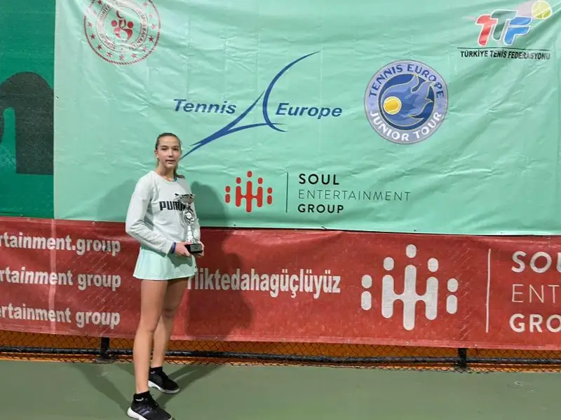 Қазақстандық жас теннисші Түркиядағы турнирдің чемпионы атанды