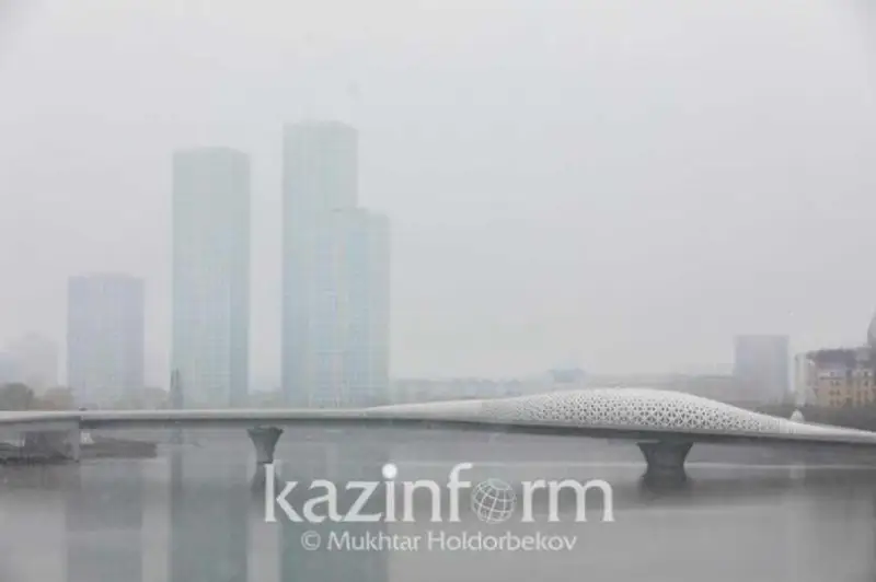 Штормовое предупреждение объявлено в Астане и четырех областях Казахстана