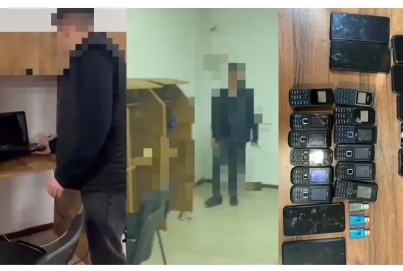 Сall-центр мошенников ликвидировали полицейские Шымкента