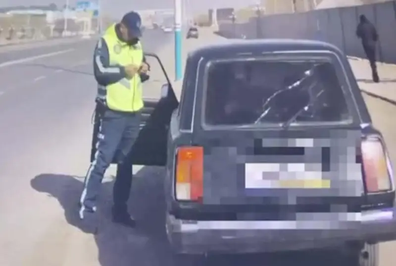 30 раз превысил скорость водитель без документов в Кызылорде