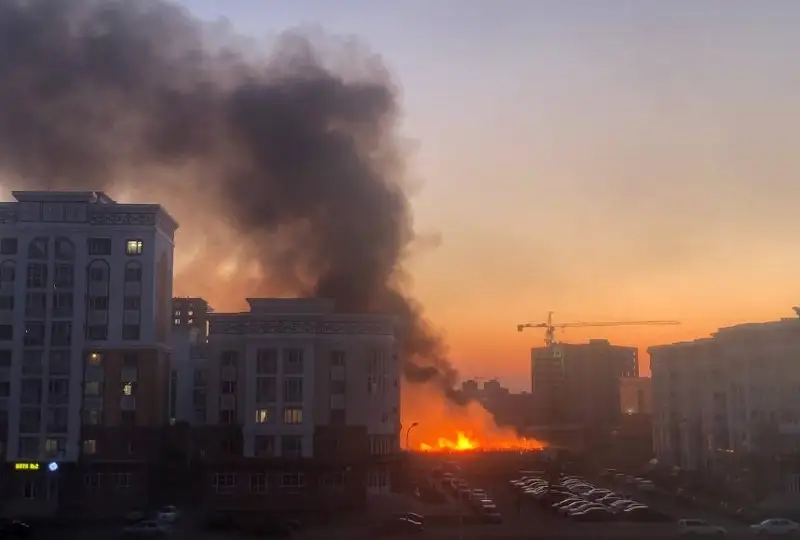 استاناداعى تۇرعىن ءۇي كەشەنى ماڭىنان ءورت شىقتى - فوتو