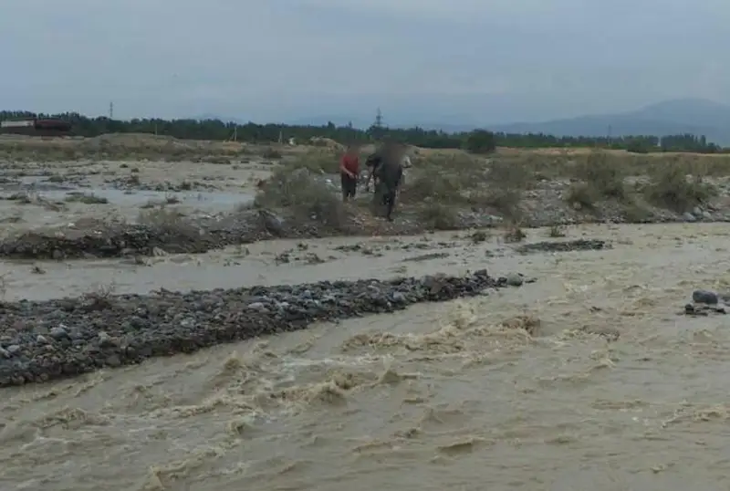 Детей спасли близ реки Есик во время паводка в Алматинской области