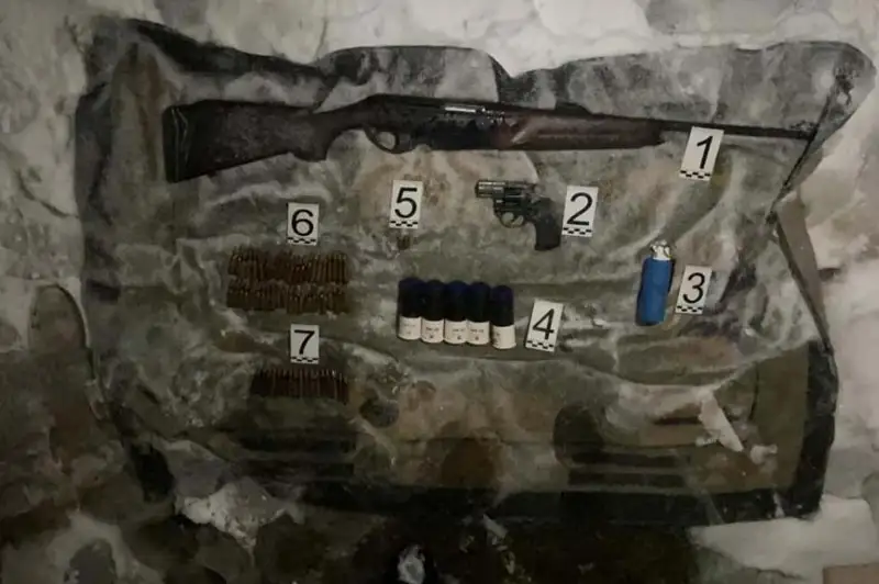 Четыре схрона с оружием обнаружены при раскрытии наркопреступлений на юге Казахстана
