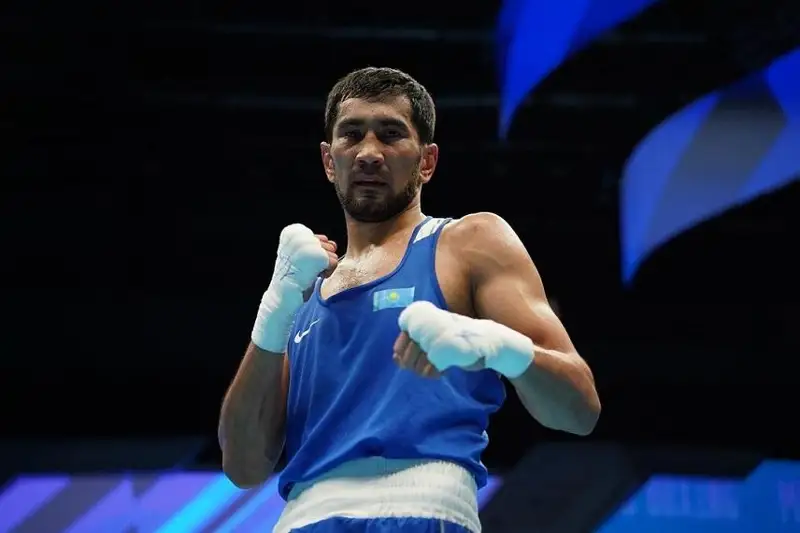 Қозоғистон терма жамоаси сардори Асланбек Шимбергенов олтин учун кураш олиб боради