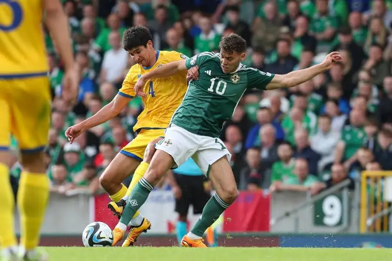 Абат Аймбетов забил гол в ворота Северной Ирландии