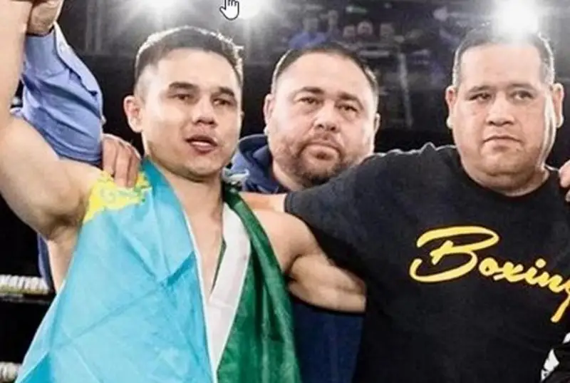 Казахстанский боксер получил дату следующего боя в США