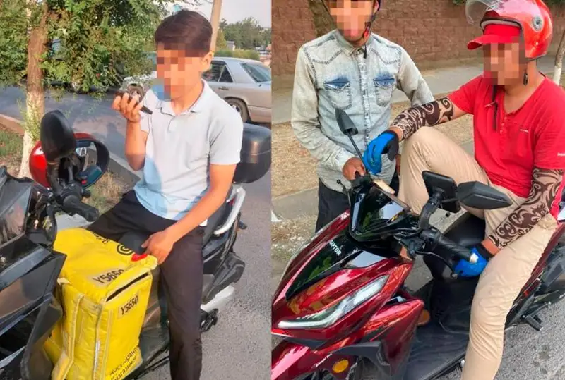 Тысячу мотоциклистов наказали в Шымкенте