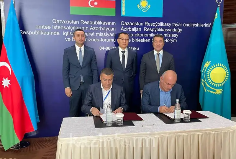 На 30 млн долларов планирует Казахстан заключить контракты с Азербайджаном