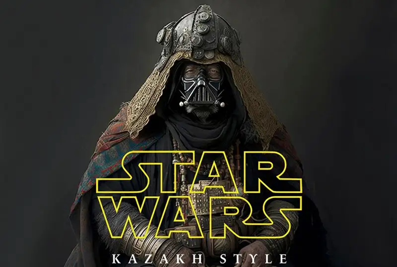 Дед Мороз и герои «Звездных войн»: эксперименты казахстанского нейрохудожника